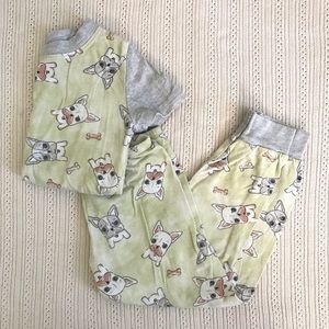 Esme Adorable Pug Pajama Set
